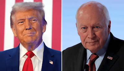 Trump slams Dick Cheney as ‘irrelevant’ after he backed Harris