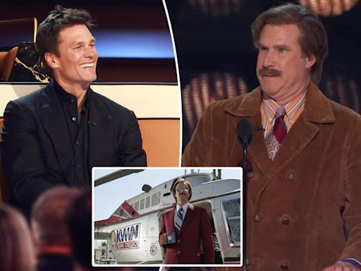 Even Will Ferrell’s Ron Burgundy roasted Tom Brady at Netflix special: ‘I never liked you’