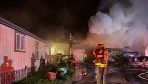 House fire burns for over 3 hours on Camano Island