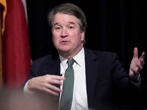 Brett Kavanaugh speaks about presidential power, his Taylor Swift fandom and an expensive trip to see Caitlin Clark