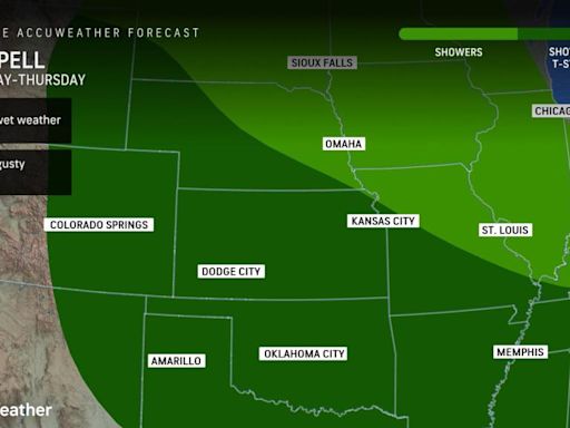 Central US to receive welcome break from widespread severe weather but not from rain