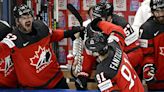 Fantilli leads Canada to world hockey gold-medal game with 1st goal of tourney