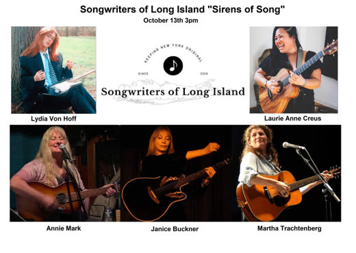 Songwriters of Long Island “Sirens of Song