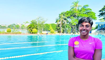 At 14 years, all sacrifices worth it for Oly-bound swimmer Dhinidhi - The Shillong Times