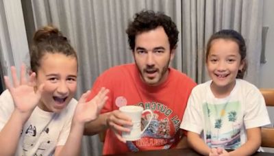 Kevin Jonas Shares Cute Back to School Video with Daughters Alena and Valentina: 'Go 5th Graders!'