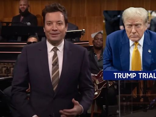 Jimmy Fallon Speeds Through Current Events With Trump, the Knicks, ‘Bridgerton’ and Welch’s News Mashup | Video