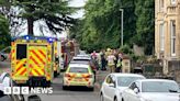 Road closed in Clevedon after flat fire