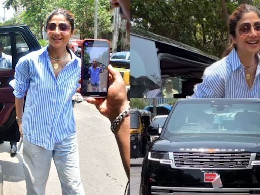 VIDEO: Shilpa Shetty Arrives In ₹2.5 Crore Swanky New Car To Cast Vote In Mumbai