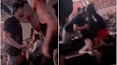 Video: UFC 302 crowd brawl sends fan somersaulting down section after punch to face