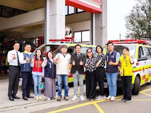公私協力強化竹市香山救護量能 在地企業聯合捐贈2輛救護車 | 蕃新聞