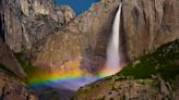 Video shows incredible nighttime rainbow form in Yosemite National Park
