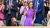 Kate is regal in a purple dress for the Wimbledon final