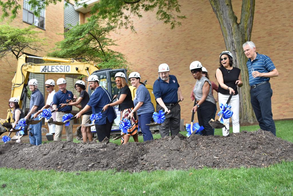 Oak Park-River Forest High School leaders break ground on $102M gym wing construction