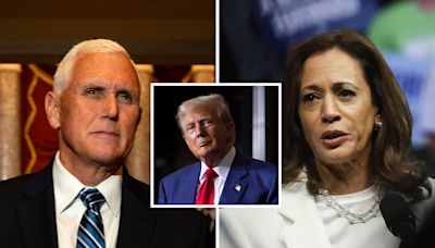 Donald Trump saying Kamala Harris was "horrible" to Mike Pence mocked