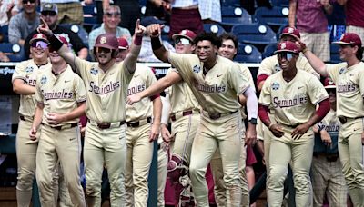 Florida State baseball vs North Carolina score updates in College World Series