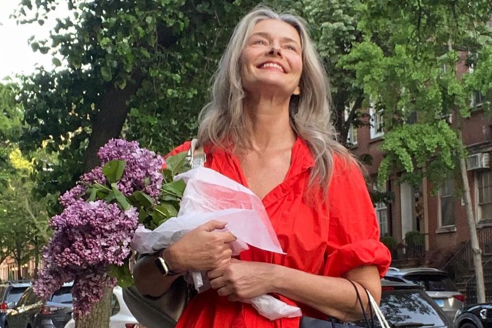 Paulina Porizkova Is Making a Case for Cherry Red Midi Dresses This Spring — We Found Similar Styles from $33