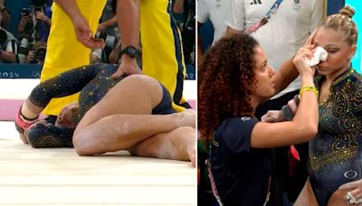 La dolorosa caída que sufrió una gimnasta brasileña antes de ganar la histórica medalla en París: “Mi ojo sangraba y no entendía nada”