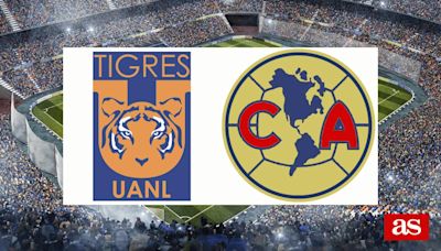 Tigres vs América: estadísticas previas y datos en directo | Liga MX Apertura 2024