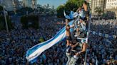 ‘The people needed this’: Argentines put problems aside to celebrate World Cup win