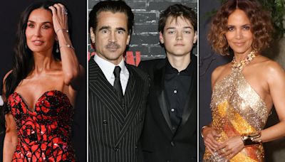 En fotos: mientras Demi Moore y Colin Farrell se pasearon con sus hijos, Halle Berry se lució con un impactante vestido en la alfombra roja