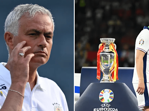 Jose Mourinho reacts as Spain inflict Euro 2024 heartbreak on England
