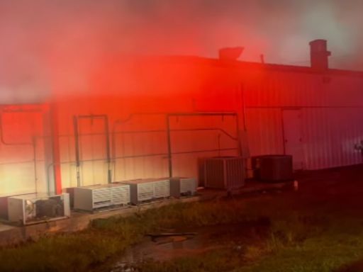 Fire burns at meat market in New Roads overnight