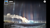 ‘Alien’ light beams seen along US-Canada border linked to extreme cold, experts say