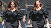 Melissa McCarthy Puts Floral Spin on Little Black Dress for ‘Jimmy Kimmel’ Appearance