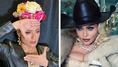 Salma Hayek se sincera sobre el desafío que debió vencer para estar con Madonna en uno de sus conciertos en México