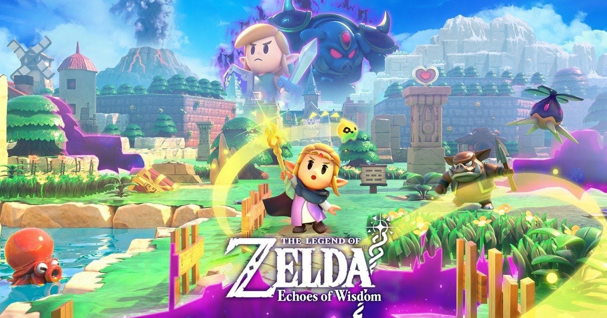 The Legend of Zelda: Echoes of Wisdom ESRB rating confirms we'll get to play as Link as well as Zelda