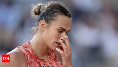 Aryna Sabalenka pulls out of Wimbledon due to shoulder injury | Tennis News - Times of India