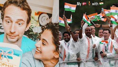 Taapsee Is Proud of Mathias Wearing a Kurta, Waving Indian Flag at Paris Olympics 2024