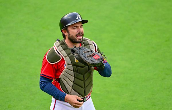 Travis d'Arnaud avoids concussion list, but Braves may have to place Austin Riley on IL