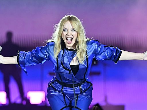 Kylie Minogue rocks the stage at music festival in Morocco