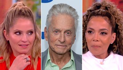 Sara Haines reveals how Sunny Hostin freaked out Michael Douglas during his visit to 'The View'