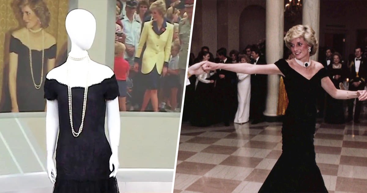 See Princess Diana's outfits up for rare auction — including dress she wore during John Travolta dance