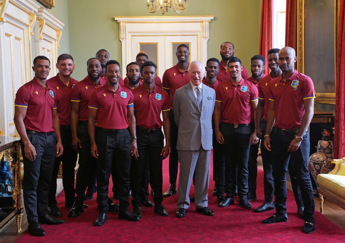 King Charles hosts West Indies cricket team at Buckingham Palace ahead of Lord’s Test match