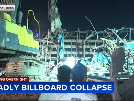 Billboard collapse kills 3, hurts 59 amid heavy rains in Mumbai, India