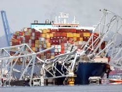 Cranes arriving to start removing wreckage from deadly Baltimore bridge collapse