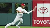 Johan Rojas heads to the bench ahead of Phillies-Mets series finale