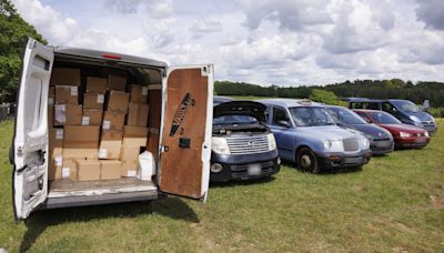 Convoy of scrapped Ulez vehicles arrives in Ukraine