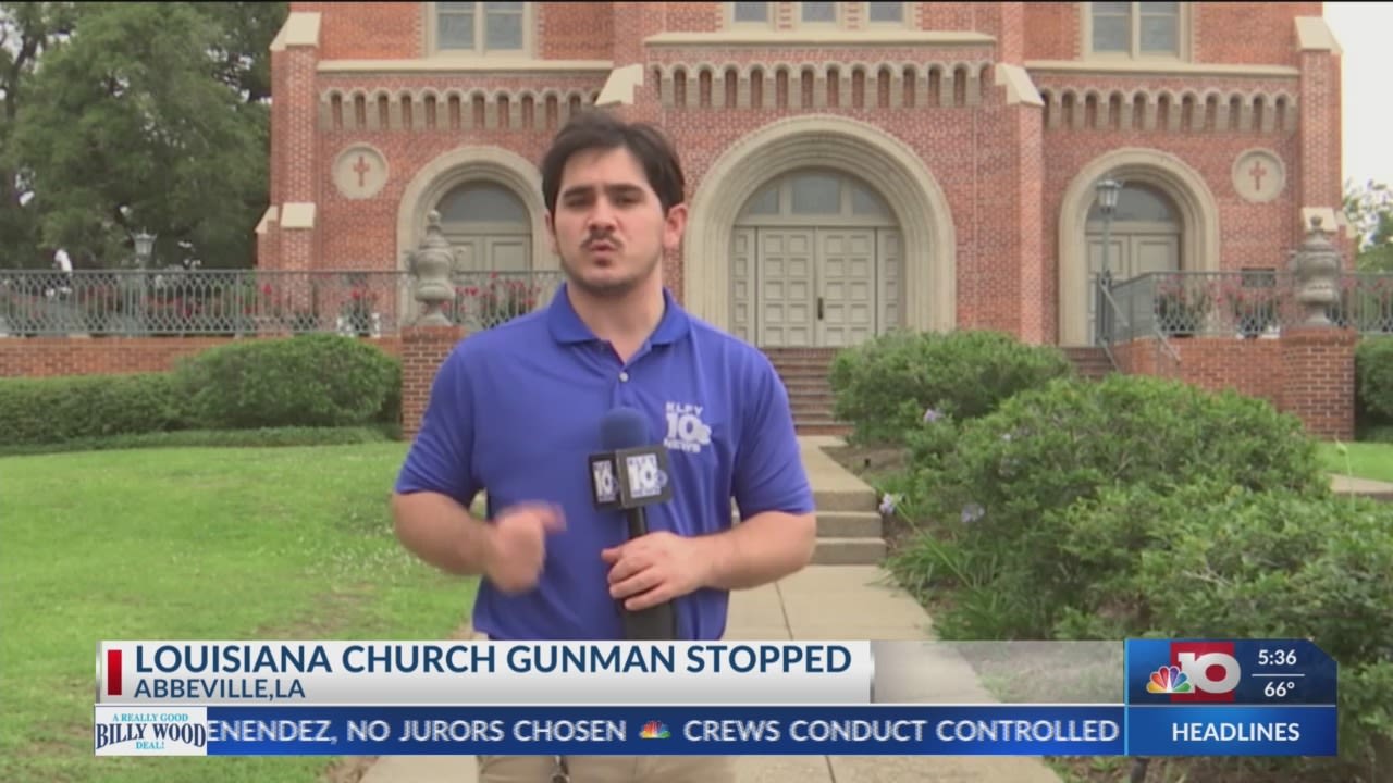 NBC 10 News Today: Abbeville LA Church Gunman Stopped