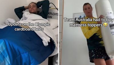 Athlete reveals how it feels to sleep on ‘anti-sex’ cardboard bed at 2024 Paris Olympics: ‘Beds are s***’