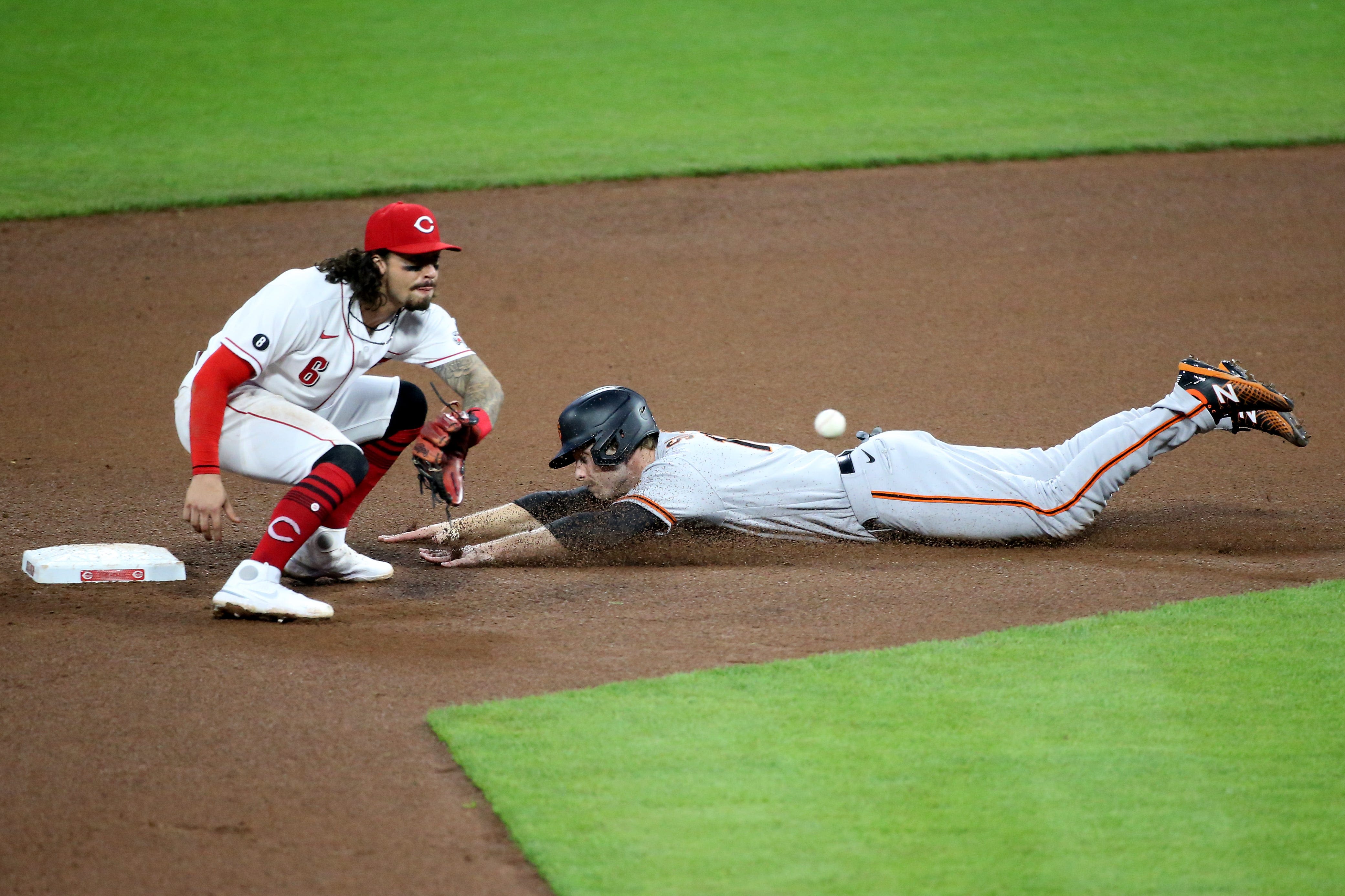 Cincinnati Reds GM Brad Meador on Austin Slater trade: 'A good fit for both teams.'