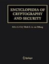 Encyclopedia of Cryptography and Security