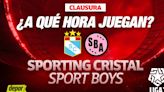 ¿A qué hora juegan Sporting Cristal vs. Sport Boys por el Torneo Clausura 2024?