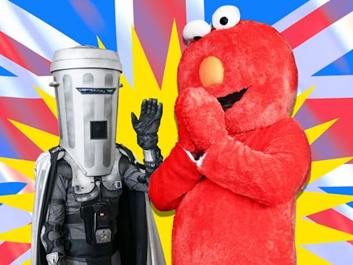 Elmo Eclipses Count Binface as U.K.’s Election Star