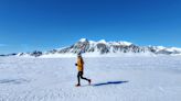 She battled sub-zero temperatures and ferocious winds to record the longest-ever run in Antarctica
