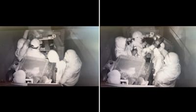 Thieves high-five, celebrate after looting entire inventory of family jewellery store. Watch shocking video