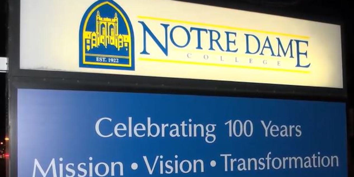 Last day of classes at Notre Dame College, the school closing after more than 100 years